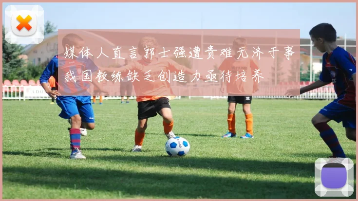媒体人直言郭士强遭责难无济于事我国教练缺乏创造力亟待培养